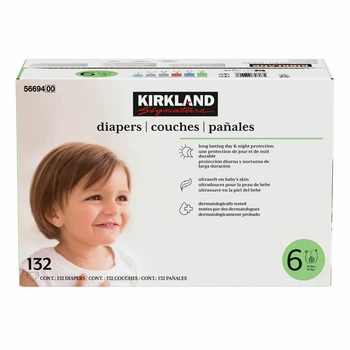 Підгузки Kirkland- 6розмір (132шт)