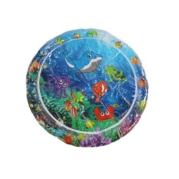 Водяной коврик C 68928 100х100 см, в пакете, синий