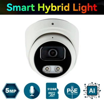IP-видеокамера 5 Мп SEVEN IP-1015PA-DL white 2,8 мм с умной двойной подсветкой