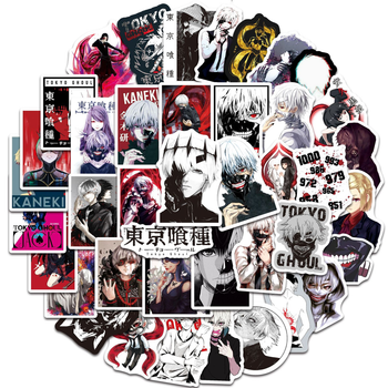 Стикерпак Токийский Гуль Набор наклеек GeekLand Tokyo Ghoul 50 штук 2679492353