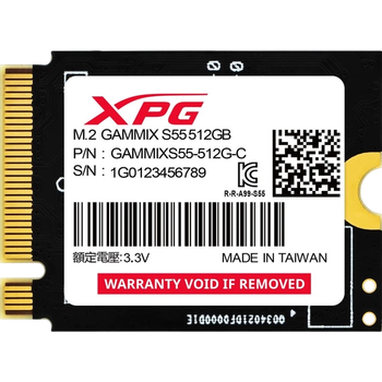 SSD M.2 Накопичувач ADATA GAMMIX S55 512GB (SGAMMIXS55-512G-C)