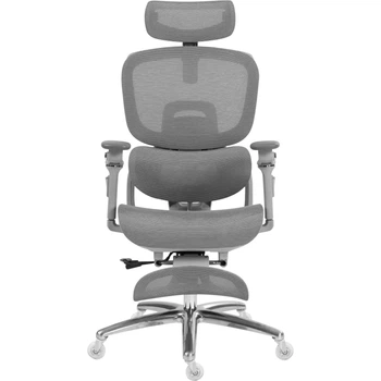 Офисное кресло GT Racer B-816 White/Gray [166917]