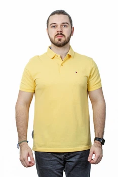 Футболка-поло с логотипом Tommy Hilfiger 1388-13 3XL жёлтая