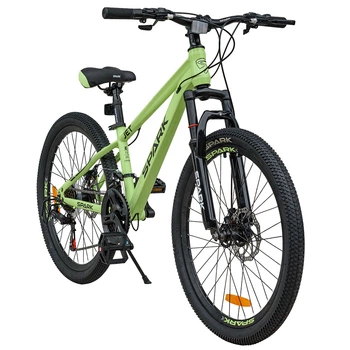 Велосипед SPARK JET (колеса - 24", сталева рама - 12") Оливковий