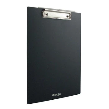 Папка-планшет А4 Clip Board Чорний, планшет пластиковий для документів з металевим затиском, D2510-01 Axent