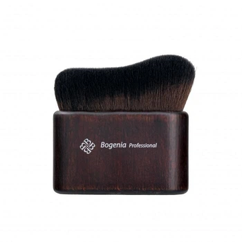 Профессиональная кисточка кабуки Bogenia Professional 026 BG200 с синтетическим ворсом Темно-коричневый