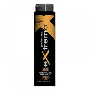 Шампунь для волосся з олією каріте Extrem Treated and Curly Hair Shampoo 250 мл