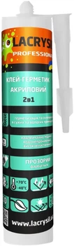 Клей-герметик акриловий Lacrysil Прозорий (0,28кг)