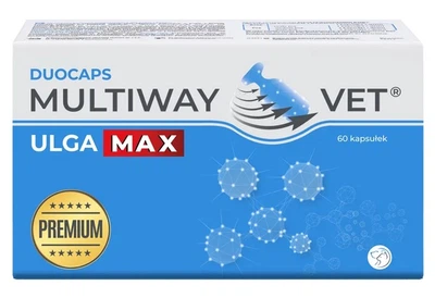 Харчова добавка JM Sante Pharma Multiway Vet Duocaps Ulga Max для зняття стресу собак і котів 60 капсул (5905943350111)