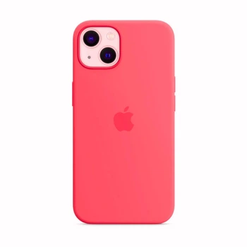 Чехол для iPhone 14 силиконовый Soft-touch Silicone Case Full Size (AA) Coral