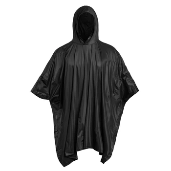 Пончо вологозахисне Sturm Mil-Tec Wet Weather Poncho Black (10628502)