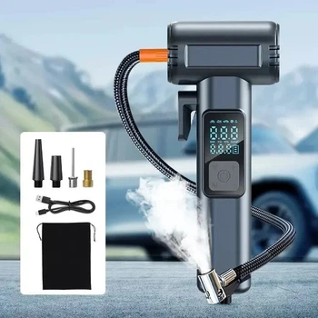 Автомобильный компрессор SW-201B 150 PSI 12V с функцией Powerbank и цифровым дисплеем