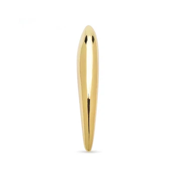 Брошь BROCHE Модерн Вертикаль из стали золотистая BRBF115505