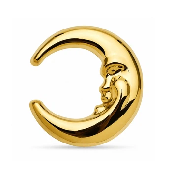 Брошь BROCHE Космос Луна из стали золотистая BRBF115489