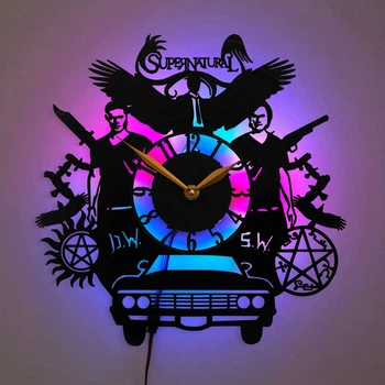 Годинник Supernatural з LED підсвіткою