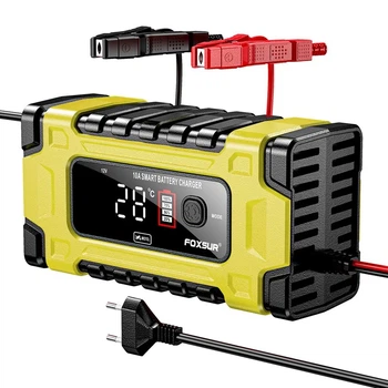 Інтелектуальний зарядний пристрій Foxsur 12V - 10A