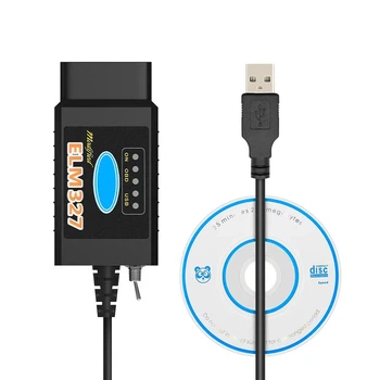 Автомобільний діагностичний сканер ELM327 v1.5 USB зі спеціальним перемикачем HS/MS-CAN