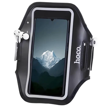 Чехол на руку HOCO BAG01 sports arm bag (Black) (254399)