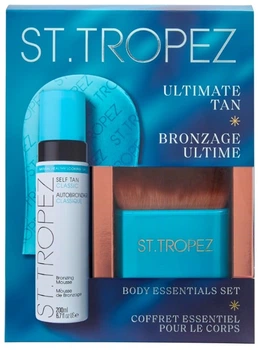 Набір St.Tropez Ultimate Tan мус-автозасмага 200 мл + Рукавичка-аплікатор + Пензель для тіла (5060022305151)