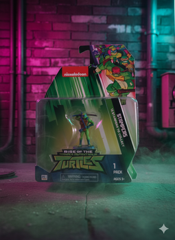Фигурка Черепашки Ниндзя Леонардо штампик печатка TMNT Ninja Turtles Leonardo 7см