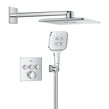 Прихована душова система Grohe Grohtherm SmartControl з RSH SmartActive 310 Cube (1039980000)