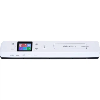 Сканер A4 Canon IRIScan Book 7 (1050dpi, USB, microSD, 15стор/хв, портативний, білий) (464669)