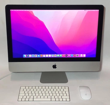 Моноблок Apple iMac (Late 2017) - 21,5" (4096x2304) 4K Retina / Intel Core i5-7400 (3.0 Ghz) / 8GB DDR4 / 1TB HDD / Radeon Pro 555, 2GB / MacOS Monterey, Б/у