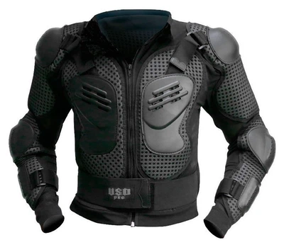 Куртка захисна спортивна Pro FULL BODY ARMOR L Black (USFB17U1E) O (S black)