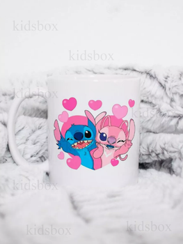 Кружка Ліло і Стіч з принтом керамічна чашка Lilo and Stitch 330 мл Uk_67
