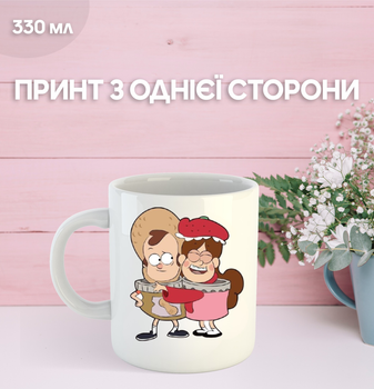 Кружка Гравити Фолз Gravity Falls с принтом керамическая чашка 330 мл Uk_1152
