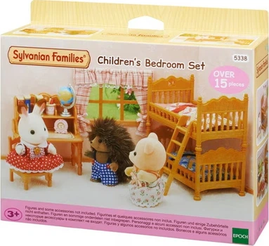 Zestaw zabawek Sylvanian Families meble do dziecięcej sypialni 15 elementów (5054131053386)
