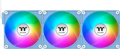 Zestaw wentylatorów Thermaltake CT140 EX Reverse ARGB Hydrangea Blue (3-Fan Pack) (CL-F199-PL14BU-A)