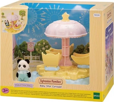 Figurka Epoch Sylvanian Families Baby Star Carousel z akcesoriami (5054131055397)