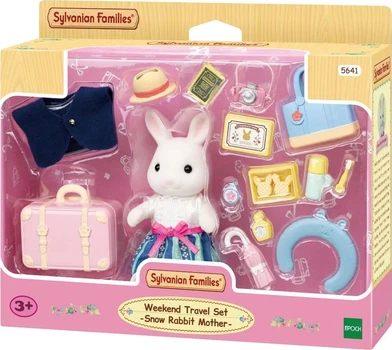 Фігурка Epoch Sylvanian Families Weekend Travel Set Snow Rabbit Mother з аксесуарами (5054131056417)