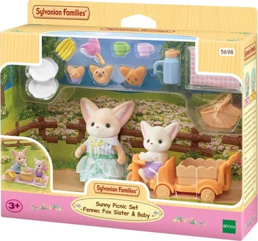 Набір фігурок Epoch Sylvanian Families Sunny Picnic Fennec Fox Sister & Baby (5054131056981)