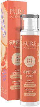 Krem do twarzy Clochee Pure Hero SPF50 nawilzajacy 50 ml (5905616138657)