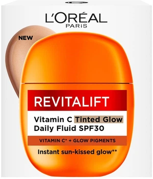 Krem-fluid do twarzy L'Oreal Paris Revitalift Vitamin C Tinted Glow SPF30 nawilżający 40 ml (3600524244736)