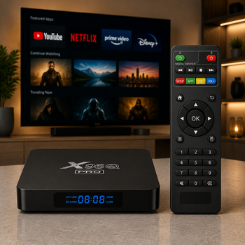Смарт ТВ приставка Smart TV X96Q PRO 2/16GB Android 10 Allwinner H3134k ARM Cortex A53 Core 64bit Mali G31 для телевізора