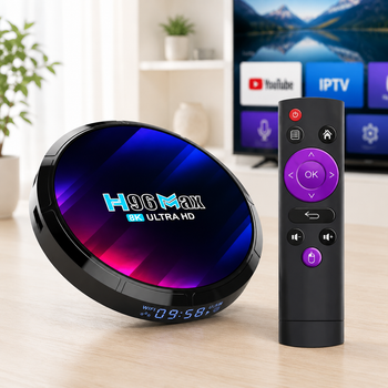 Смарт ТВ приставка Smart TV H96 Max 4/32GB Android 13 RK3528 2.4/5G V5.1 для телевізора