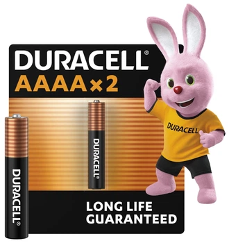 Батарейка Duracell AAAA уп лужні 2 шт.
