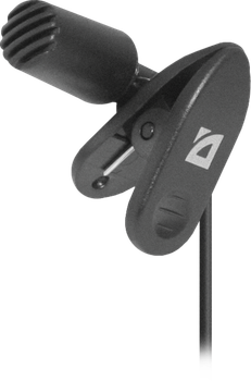 Мікрофон. IT DEFENDER MIC-109 чорний на прищепці 1.8м