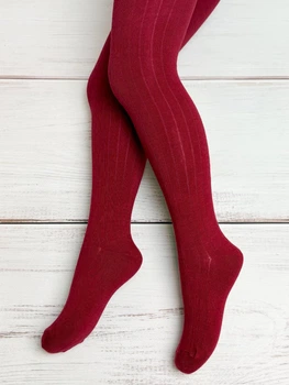 Демисезонные колготки TwinSocks бордовые 98-104 см 310