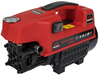 Мінімийка високого тиску Vitals Master Am 6.5-120w turbo 1650Вт 120бар 390л/год шланг 7м 10кг