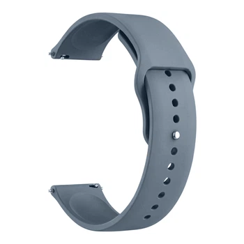 Ремешок силиконовый 20 мм для Garmin Forerunner 245 серый