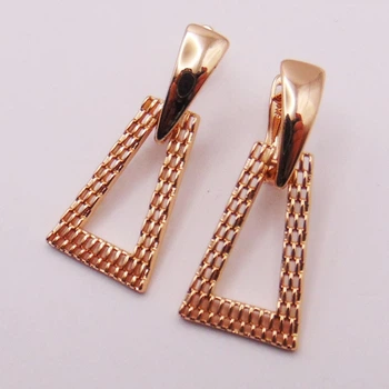 Сережки медзолото Xuping 32х15 мм xp84