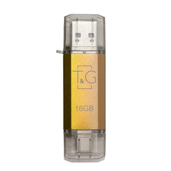 Флеш-накопичувач USB 16GB Type-C T&G 009 Star Series Золотистий (TG009TC-16GGD)