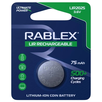 Акумулятор Rablex LIR2025 3.6V 75mAh (RLIR2025)