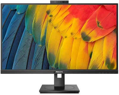 Монітор 27" Philips 27B1U5601H QHD IPS 75Гц HDMI DP USB-C RJ-45 HAS Pivot з камерою та динаміками (27B1U5601H/00)