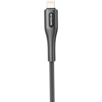 Кабель SkyDolphin S01L USB - Lightning (M/M), 1 м, Чорний (USB-000581)