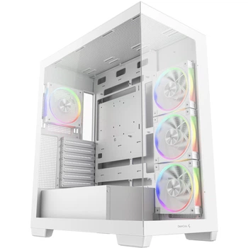 Корпус для ПК DeepCool CG580 4F V2 Midi-Tower без БП ATX/MicroATX/Mini-ITX ARGB White (R-CG580-WHADA4-G-2)